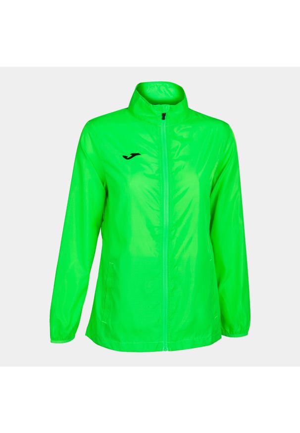 Kurtka do biegania damska Joma Elite VII przeciwdeszczowa. Kolor: zielony, wielokolorowy, niebieski