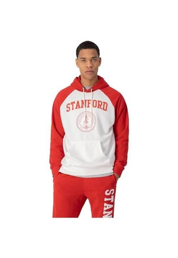 Bluza sportowa męska Champion Stanford University Hooded Sweatshirt. Typ kołnierza: kaptur. Kolor: czerwony, wielokolorowy