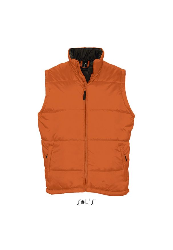 SOL'S - Kurtka bez rękawów Sol's Warm. Kolor: pomarańczowy. Styl: sportowy. Sport: turystyka piesza