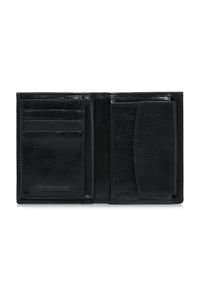 Ochnik - Skórzany niezapinany czarny portfel męski. Kolor: czarny. Materiał: skóra #4