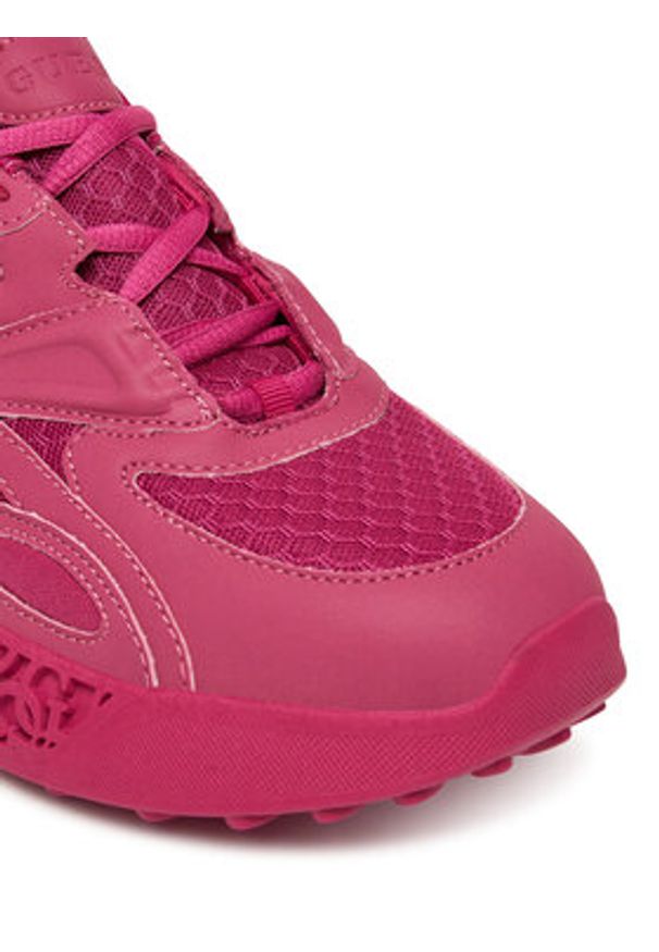 Guess Sneakersy FLTSWA LEA12 Różowy. Kolor: różowy. Materiał: skóra