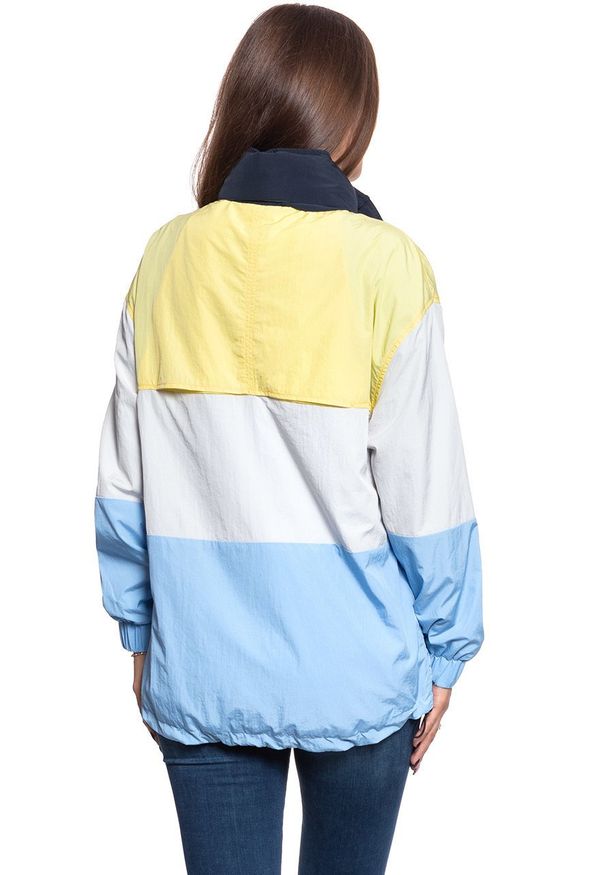 Lee - DAMSKA KURTKA PRZEJŚCIOWA LEE WINDBREAKER ECRU L56AYOLO 112113016. Styl: retro