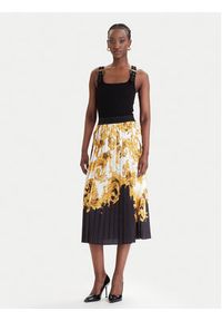 Versace Jeans Couture Spódnica plisowana 80HAE8P5 NS806 Czarny Regular Fit. Kolor: czarny. Materiał: syntetyk #2