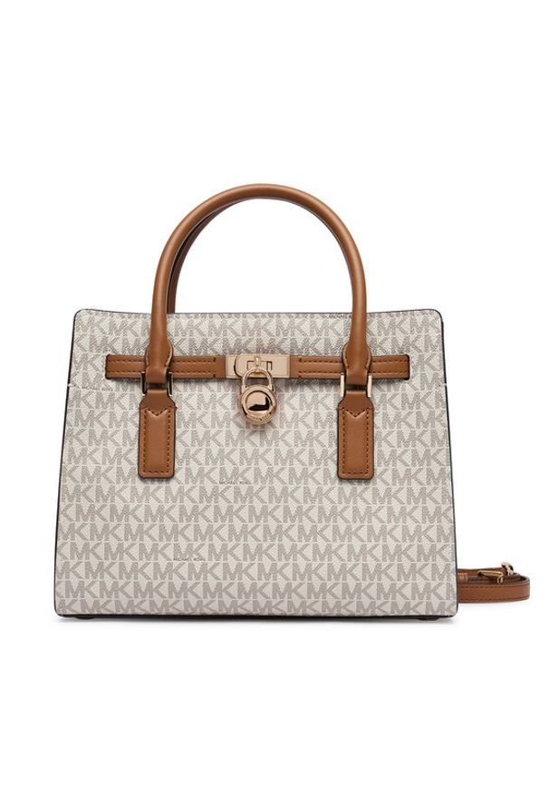 MICHAEL Michael Kors Torebka 30T6GNXS1B Kremowy. Kolor: kremowy. Materiał: skórzane