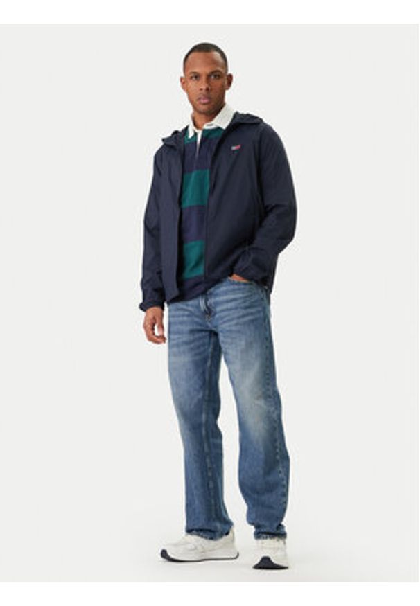 Tommy Jeans Kurtka przejściowa DM0DM23112 Granatowy Regular Fit. Kolor: niebieski. Materiał: syntetyk