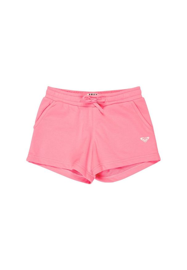 Roxy - Spodenki dresowe dla Dziewczynki SURF FEELING TERRY Różowy. Kolor: różowy. Materiał: poliester, bawełna, tkanina. Długość: krótkie. Sezon: lato. Styl: klasyczny