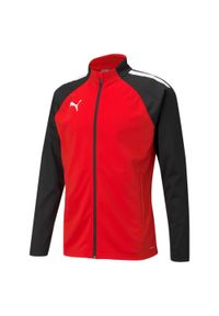 Puma - Bluza piłkarska męska PUMA teamLIGA. Kolor: czarny, czerwony, wielokolorowy. Materiał: syntetyk. Sport: piłka nożna