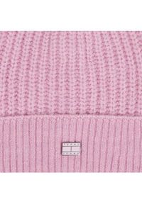 Tommy Jeans Czapka Tjw Cosy Knit Beanie AW0AW15462 Różowy. Kolor: różowy. Materiał: syntetyk #3