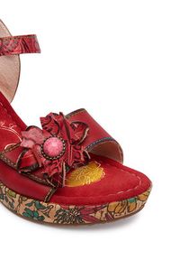 Laura Vita Sandały Nellao 31 Czerwony. Kolor: czerwony. Materiał: skóra #5