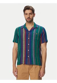 Polo Ralph Lauren Koszula 710B14232001 Kolorowy Regular Fit. Typ kołnierza: polo. Materiał: len. Wzór: kolorowy #1
