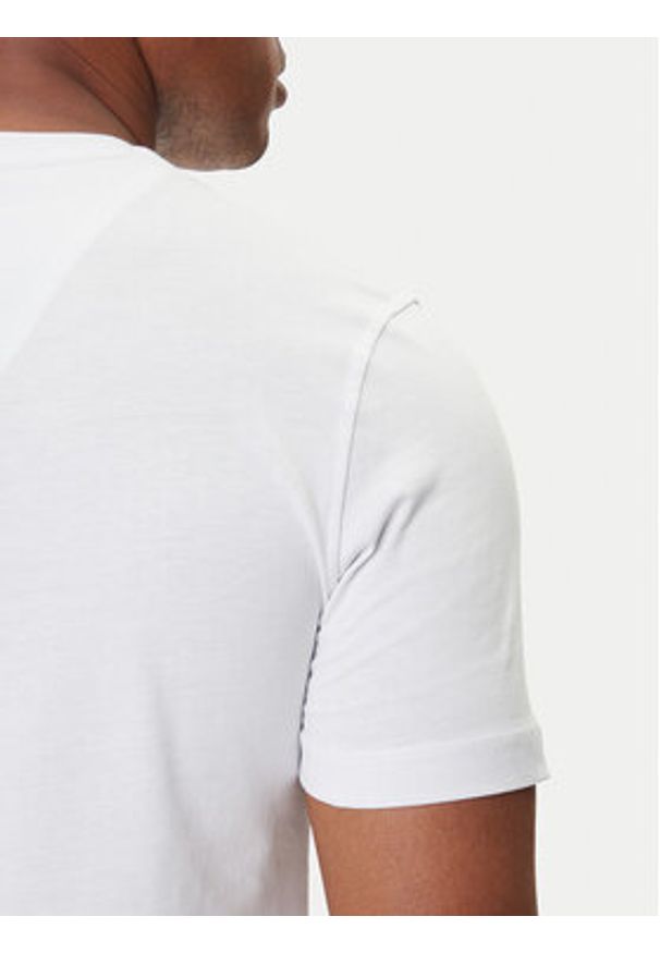 Aeronautica Militare T-Shirt 252TS1580UJ00372 Biały Regular Fit. Kolor: biały. Materiał: bawełna