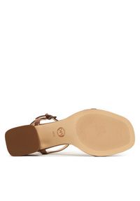 MICHAEL Michael Kors Sandały Mandy 40S6MAMS1B Brązowy. Kolor: brązowy. Materiał: skóra #4