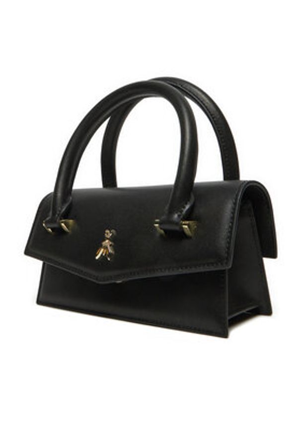 Patrizia Pepe Torebka 8B0111/L061-K103 Czarny. Kolor: czarny. Materiał: skórzane