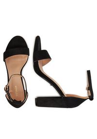 DeeZee Sandały E998-4 Czarny. Kolor: czarny. Materiał: materiał