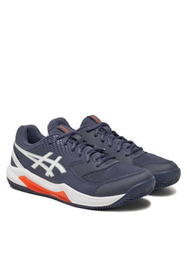 Asics Buty do tenisa Gel-Dedicate 8 Clay 1041A448 Granatowy. Kolor: niebieski. Materiał: skóra. Sport: tenis