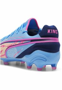 Puma - Buty piłkarskie KING ULTIMATE VOLUME UP FG/AG PUMA. Kolor: wielokolorowy, różowy, niebieski. Sport: piłka nożna