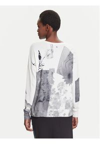 Desigual Sweter Gotemburgo 25WWJF15 Szary Regular Fit. Kolor: szary. Materiał: wiskoza