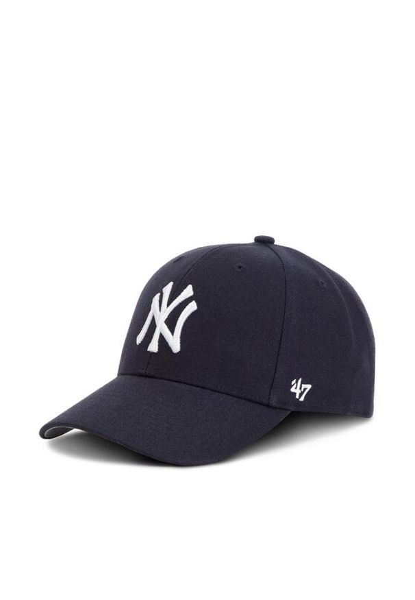 47 Brand Czapka z daszkiem New York Yankees 47 B-MVP17WBV-HM Granatowy. Kolor: niebieski. Materiał: materiał