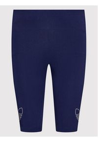 Adidas - adidas Kolarki Bike HK5174 Granatowy Tight Fit. Kolor: niebieski. Materiał: bawełna #4