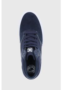 DC - Dc - Buty skórzane. Nosek buta: okrągły. Zapięcie: sznurówki. Kolor: niebieski. Materiał: skóra. Sport: bieganie #3