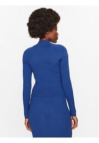 Vero Moda Sweter 10290675 Niebieski Slim Fit. Kolor: niebieski. Materiał: syntetyk