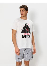Sinsay - Piżama dwuczęściowa Star Wars - kremowy. Kolor: kremowy. Wzór: motyw z bajki #1