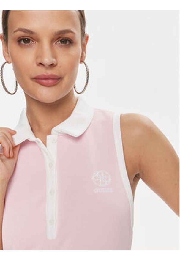 Guess Sukienka codzienna Mylah V4GK02 KBFB2 Kolorowy Bodycon Fit. Okazja: na co dzień. Materiał: syntetyk. Wzór: kolorowy. Typ sukienki: bodycon, proste. Styl: casual