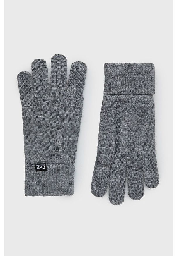 EA7 Emporio Armani Rękawiczki 274907.1A301 męskie kolor szary. Kolor: szary