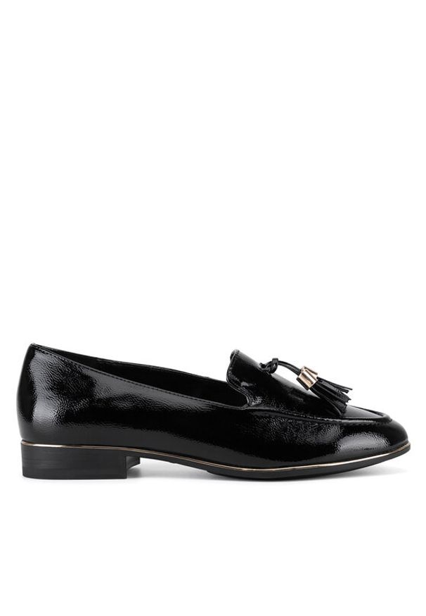 Clara Barson Loafersy CD24055-1 Czarny. Kolor: czarny. Materiał: materiał