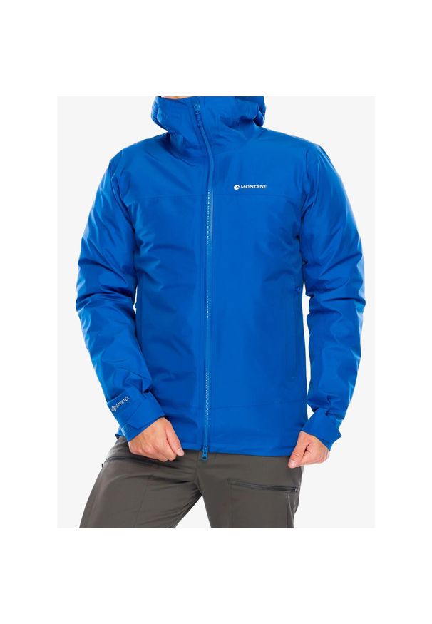 Kurtka z membraną męska Montane Phase Jacket. Kolor: niebieski. Sport: turystyka piesza