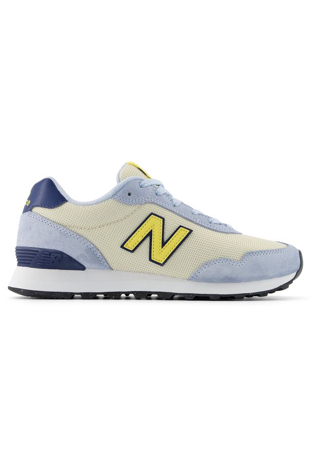 Buty damskie New Balance W5155RA – niebieskie. Okazja: na co dzień. Kolor: niebieski. Materiał: materiał, zamsz, syntetyk, guma, skóra. Szerokość cholewki: normalna. Wzór: motyw zwierzęcy, nadruk