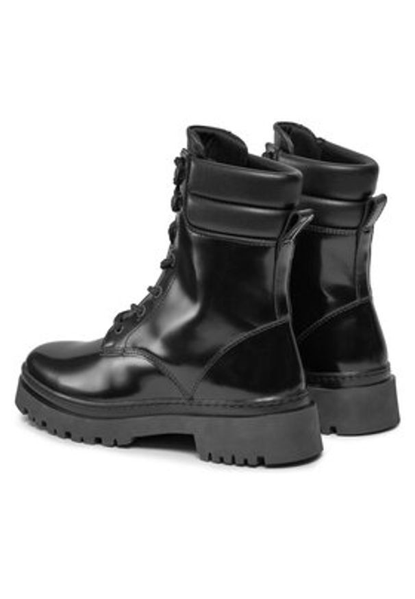 GANT - Gant Botki Aligrey Mid Boot 27541322 Czarny. Kolor: czarny. Materiał: skóra, lakier