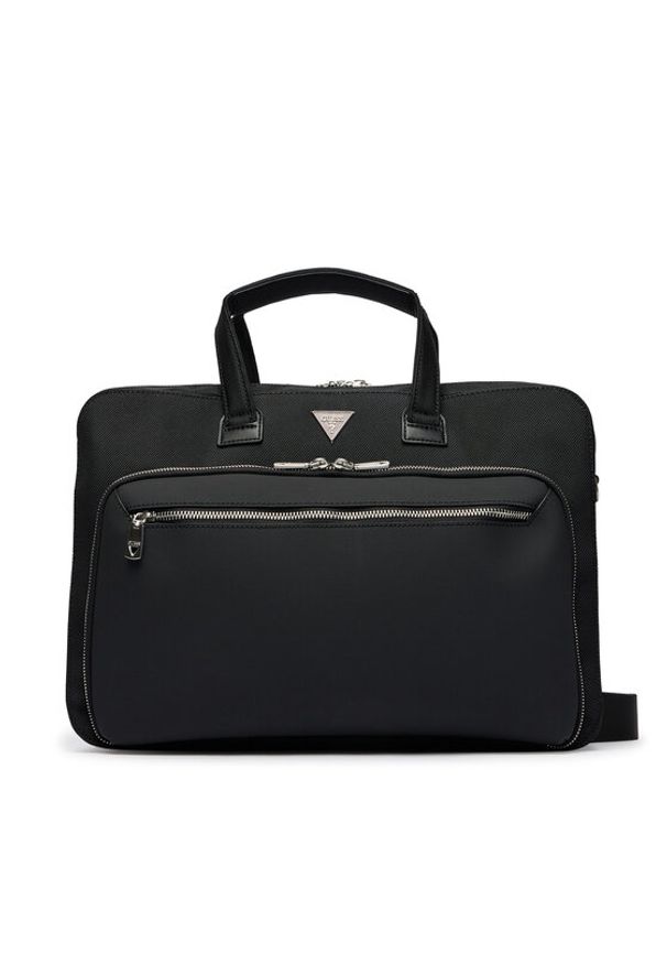 Guess Torba na laptopa HMBEHN P6138 Czarny. Kolor: czarny. Materiał: materiał