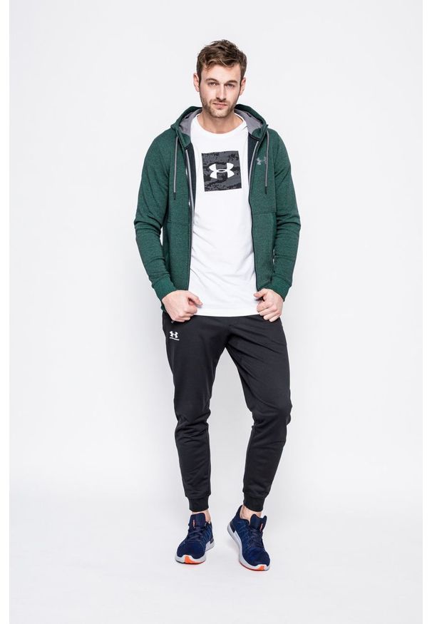 Under Armour Spodnie 1290261. męskie. Kolor: czarny. Materiał: dzianina. Wzór: gładki