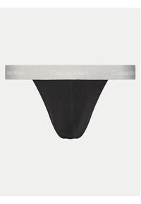 Calvin Klein Underwear Komplet 3 par stringów LV00NB4386 Czarny. Kolor: czarny. Materiał: bawełna