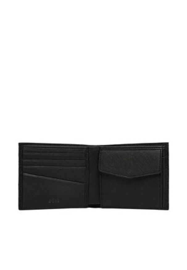 BOSS Portfel Daxter 50563888 Czarny. Kolor: czarny. Materiał: skóra