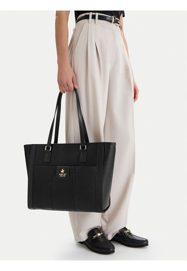 Beverly Hills Polo Club Torebka CEO-BHPC-C-021-09 Czarny. Kolor: czarny
