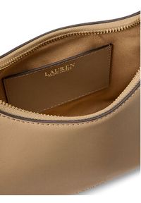 Lauren Ralph Lauren - LAUREN RALPH LAUREN Torebka 431P11747005 Beżowy. Kolor: beżowy. Materiał: skórzane #4
