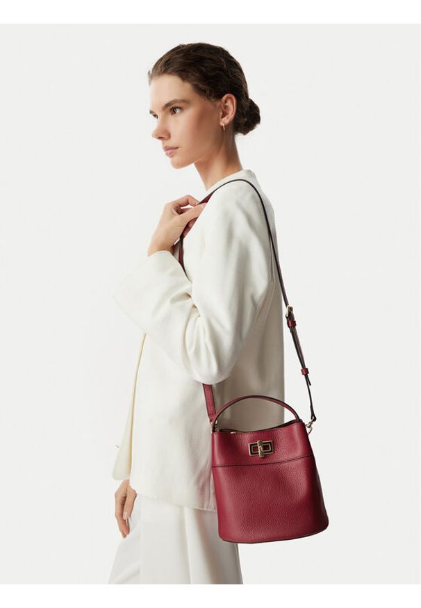 Furla Torebka Amelia Mini WE00879 HSF000 CN CGQ00 Bordowy. Kolor: czerwony. Materiał: skórzane