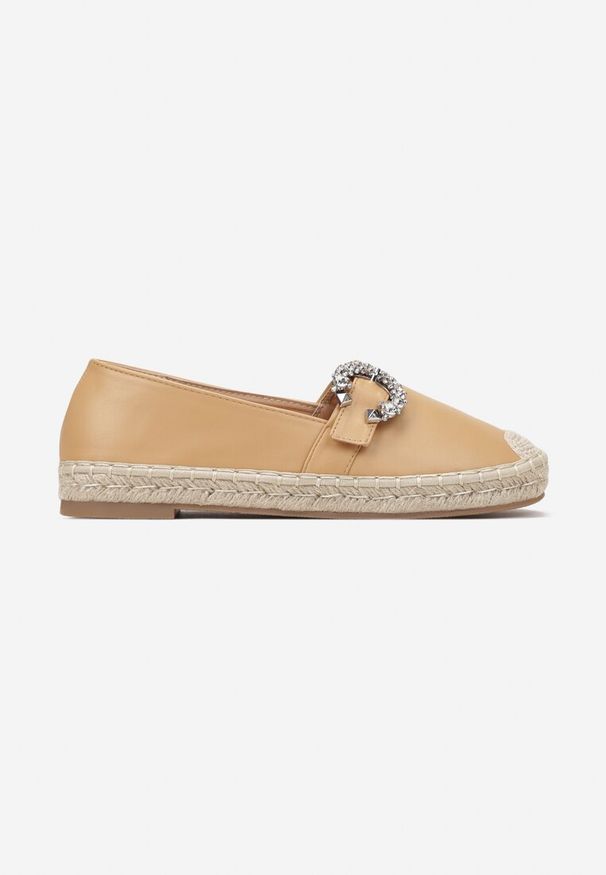 Born2be - Ciemnobeżowe Espadryle Nemotis. Zapięcie: bez zapięcia. Kolor: beżowy. Sezon: lato, wiosna