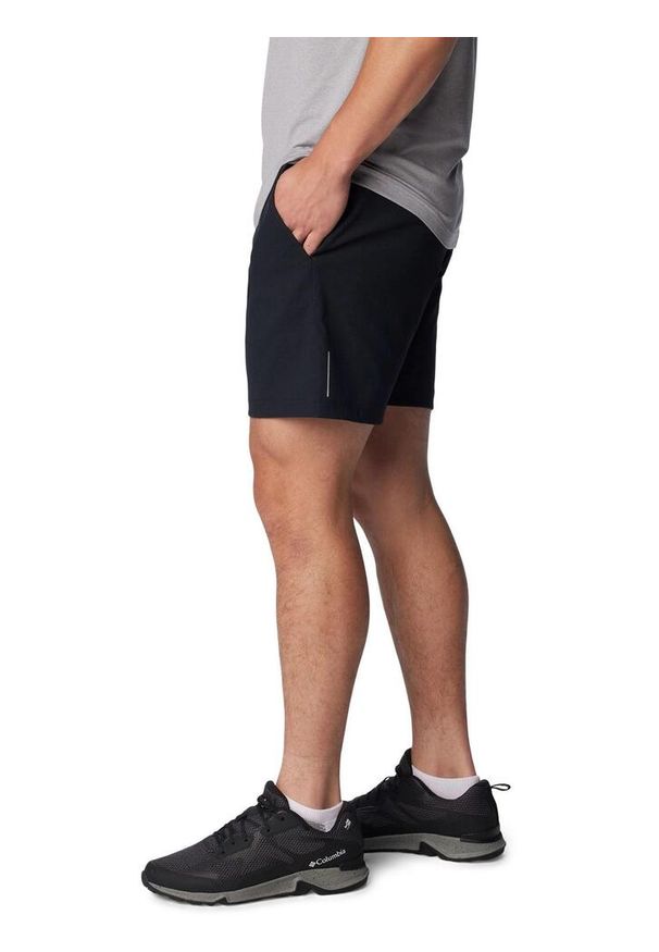 columbia - Spodenki sportowe męskie Columbia Black Mesa Woven. Kolor: czarny. Materiał: nylon, elastan