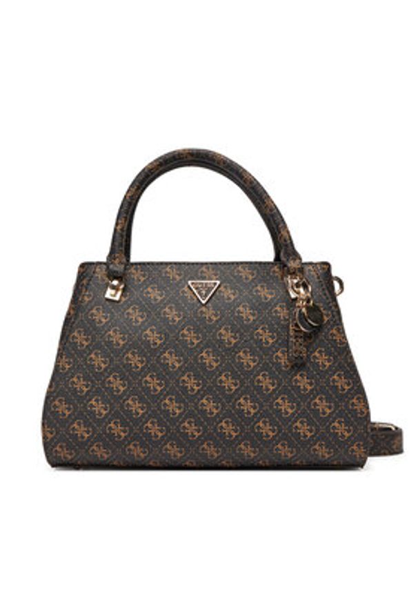 Guess Torebka Noelle II HWQG96 72070 Brązowy. Kolor: brązowy. Materiał: skórzane