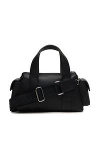 Calvin Klein Torebka Webbing Strap Pocket Bag LV04F3291G Czarny. Kolor: czarny. Materiał: skórzane #2