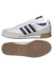 Adidas - Buty adidas Mundial Goal In ID4047 białe. Kolor: biały. Materiał: guma, skóra, syntetyk, materiał, zamsz. Szerokość cholewki: normalna. Wzór: gładki #2