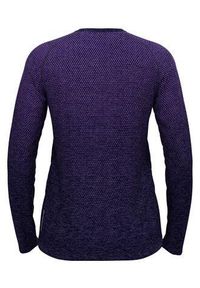 Koszulka damska Odlo ESSENTIAL SEAMLESS T-shirt crew neck l/s. Kolor: fioletowy. Długość rękawa: długi rękaw