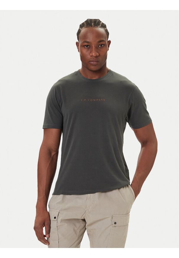 C.P. Company T-Shirt 19CMTS104A005100W Szary Regular Fit. Kolor: szary. Materiał: bawełna