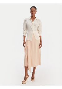 BOSS Spódnica midi Vemuth 50552076 Różowy Regular Fit. Kolor: różowy. Materiał: wiskoza #4