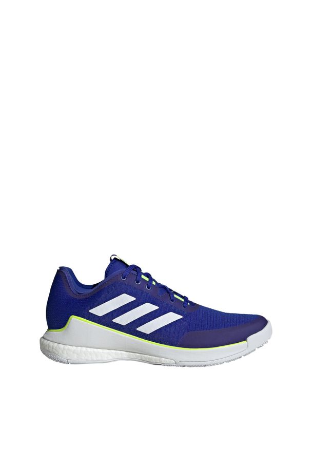 Buty do siatkówki dla dorosłych Adidas Crazyflight Shoes. Kolor: niebieski, biały, żółty, wielokolorowy. Materiał: materiał. Sport: siatkówka