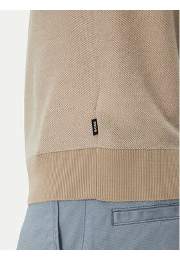 BOSS Polo H-Jianluca 50537654 Biały Regular Fit. Typ kołnierza: polo. Kolor: biały. Materiał: lyocell, bawełna