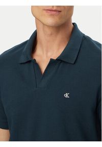 Calvin Klein Jeans Polo LV04RF215G Granatowy Regular Fit. Typ kołnierza: polo. Kolor: niebieski. Materiał: bawełna #2